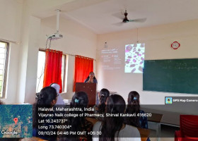 Guest lecture on Importance of cGMP in Pharmaceutical industries AY 2024-25 